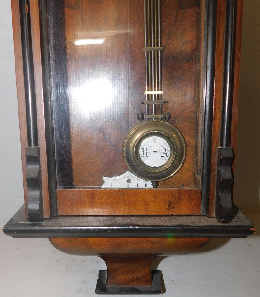 Antique Walnut Vienna Regulator - 3