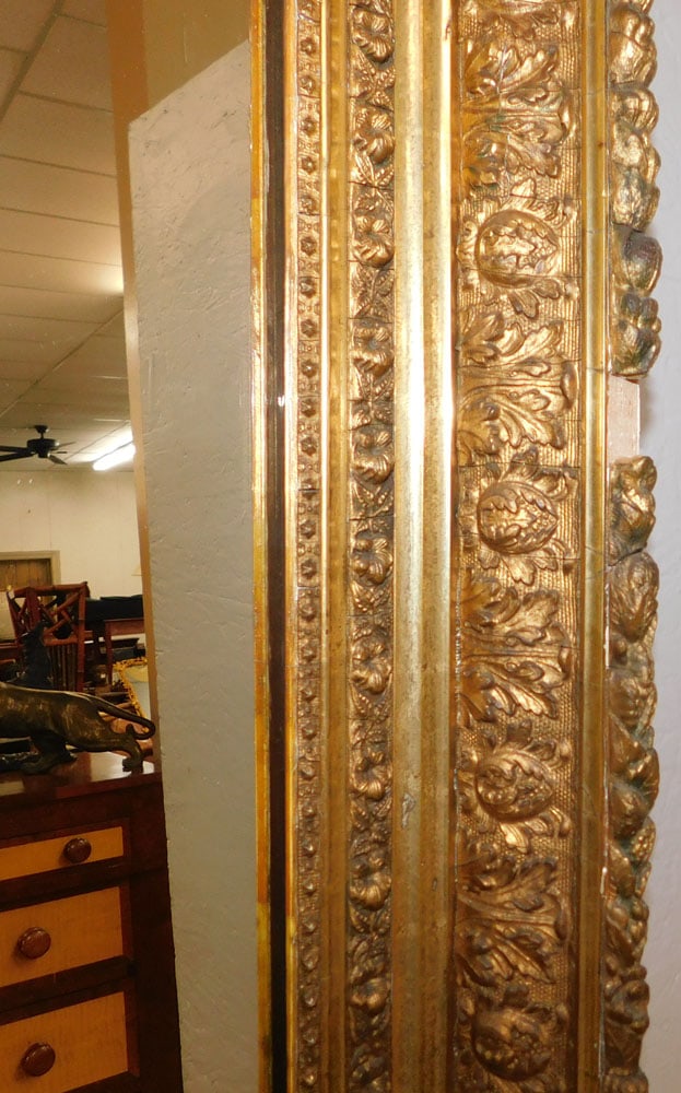 Antique Gilded Frame Mirror - 3