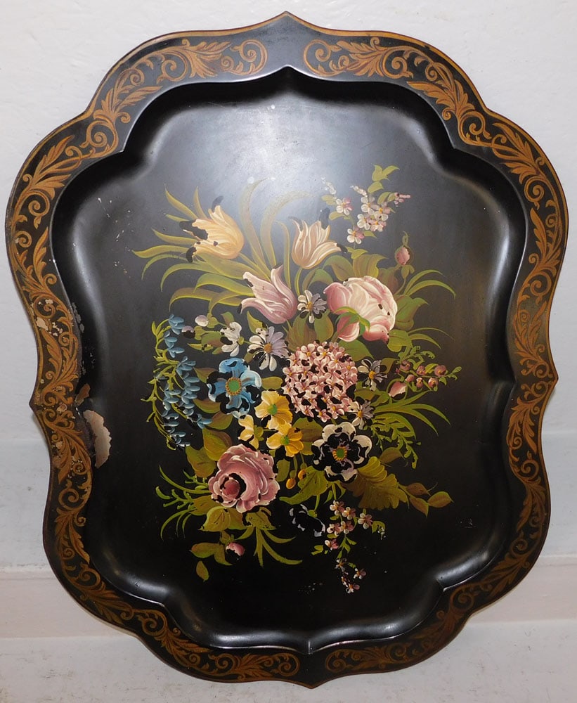 Painted Tole Tray - 2