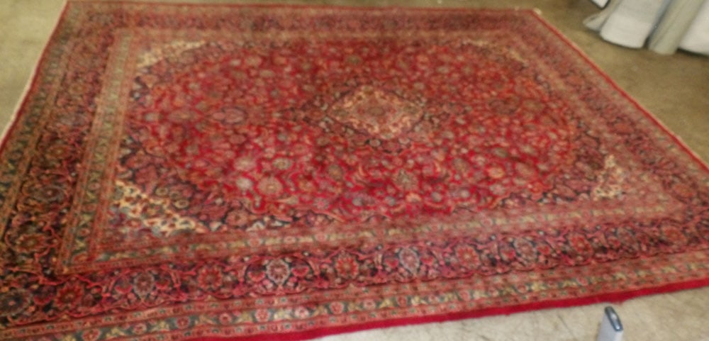 9' 8" x 12' 9" Hand Made Oriental Rug (1 of 4)
