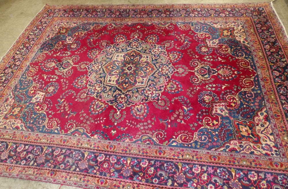 9' 4' x 12' 4" Hand Made Oriental Rug (1 of 4)