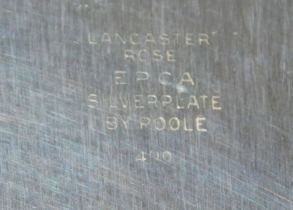 Oval Silverplated Serving Tray - 6