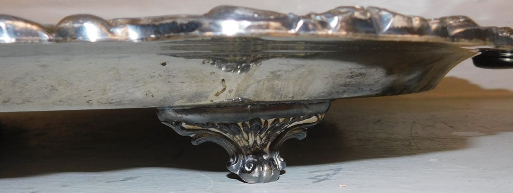 Oval Silverplated Serving Tray - 7