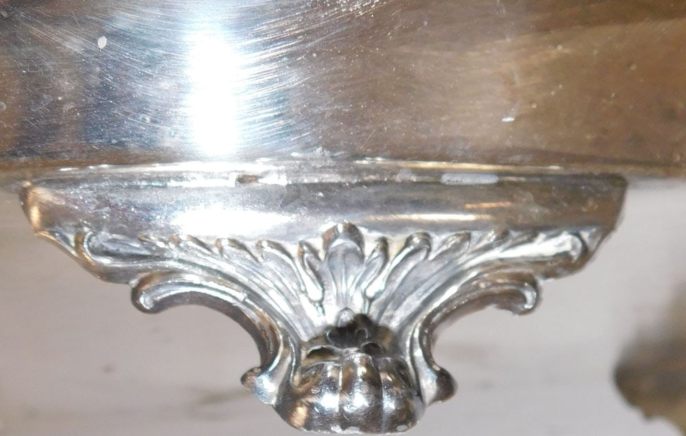 Oval Silverplated Serving Tray - 9