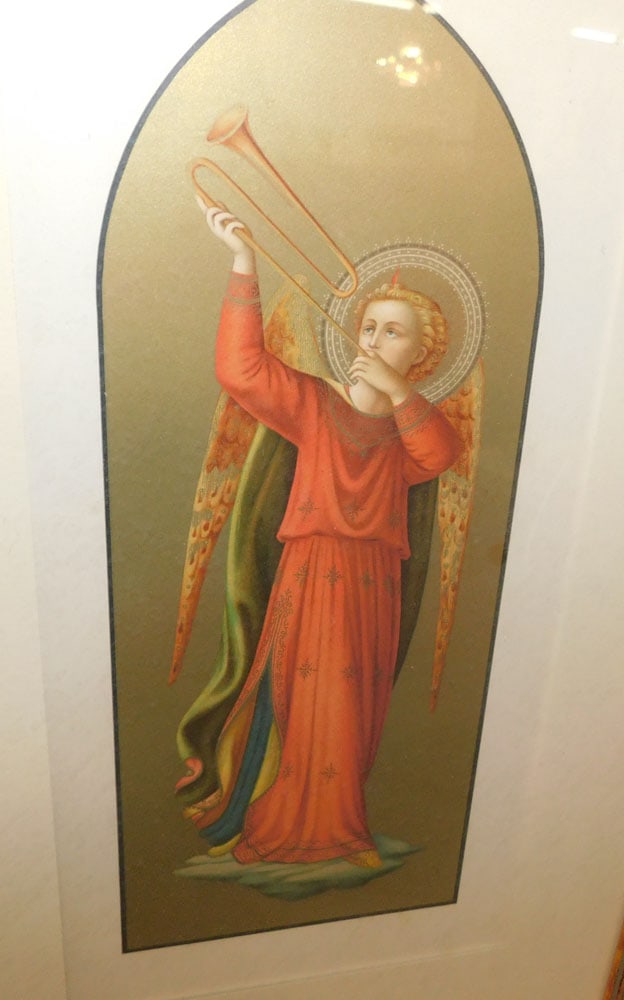 Two Framed Angel Prints - 3