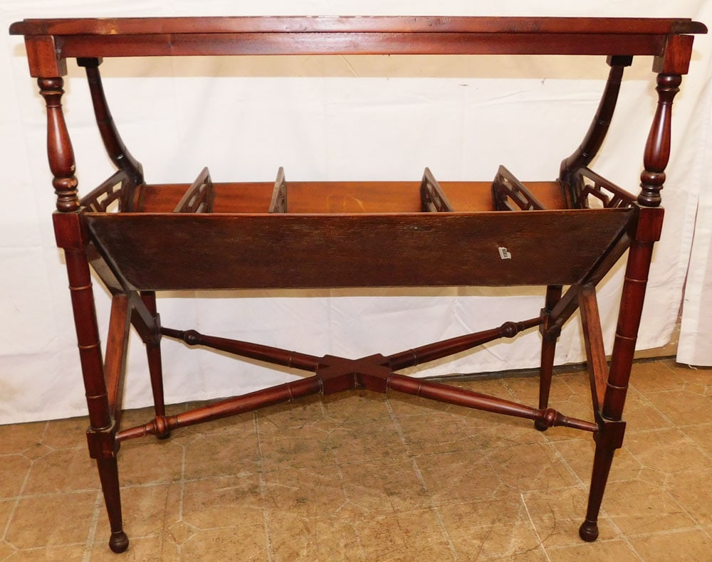 Mahogany Book Stand - 4