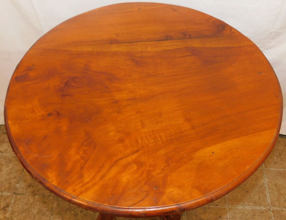 Round Mahogany Stand - 2