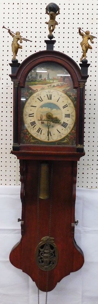 Antique Friesian Dutch Tail Wall Clock (1 of 9)