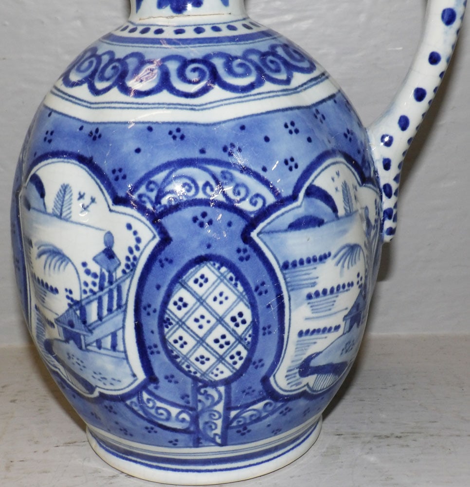 Delft Porcelain Ewer - 2
