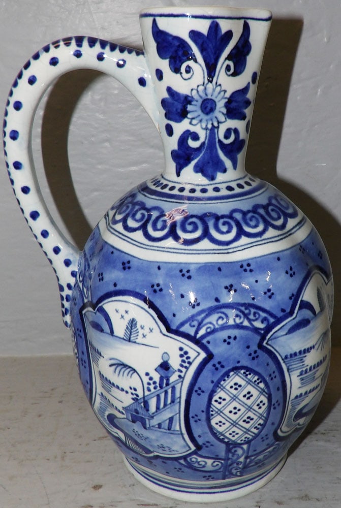 Delft Porcelain Ewer - 5
