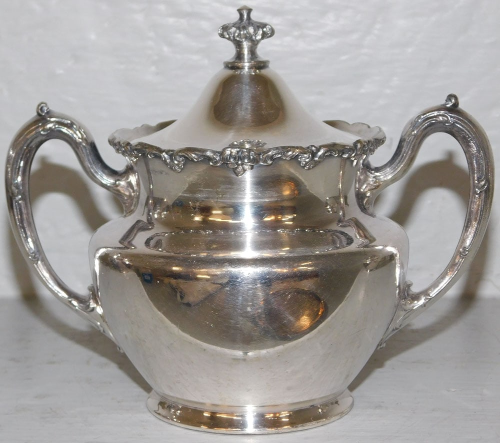 Five Piece Silverplated Tea Service - 10