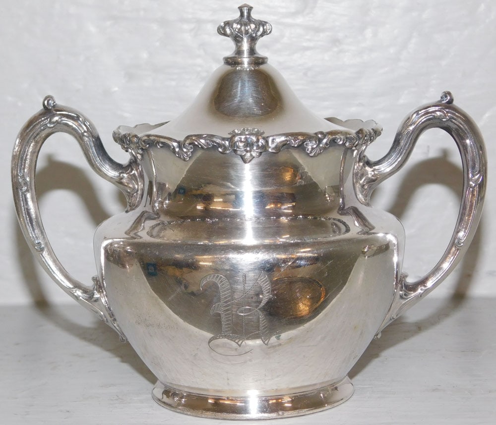 Five Piece Silverplated Tea Service - 8