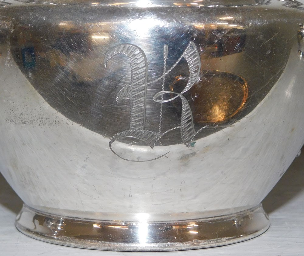 Five Piece Silverplated Tea Service - 9