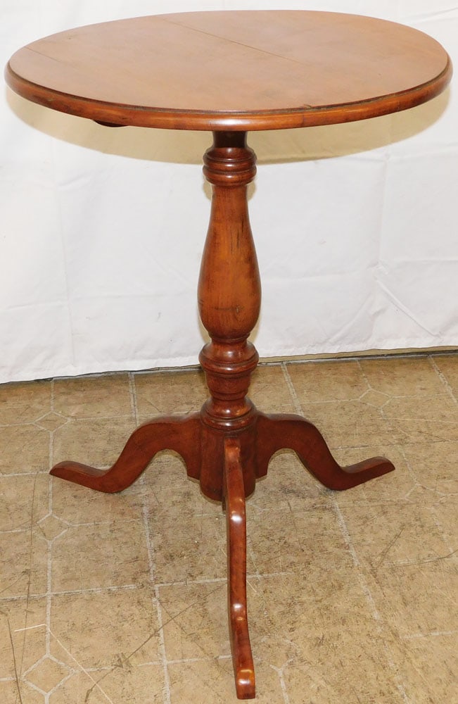 Bench Made Cherry Tilt Top Candlestand (1 of 5)