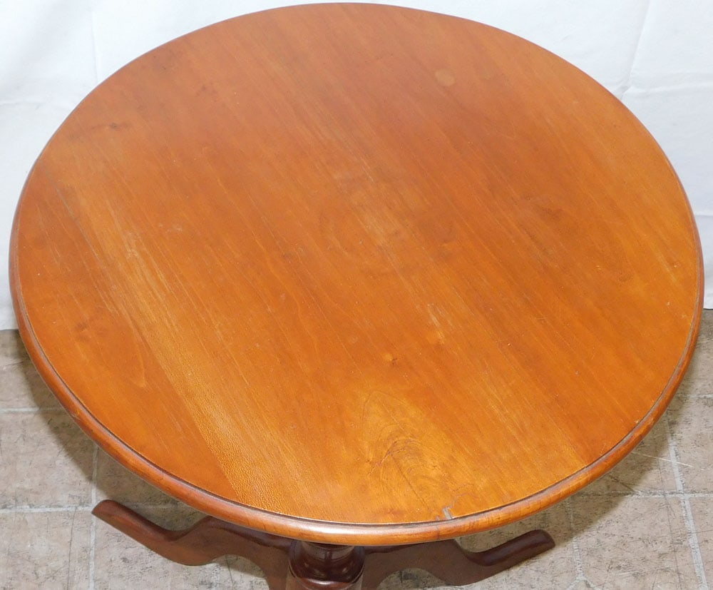 Bench Made Cherry Tilt Top Candlestand - 2