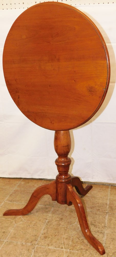 Bench Made Cherry Tilt Top Candlestand - 4