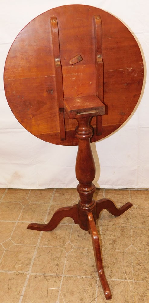 Bench Made Cherry Tilt Top Candlestand - 5