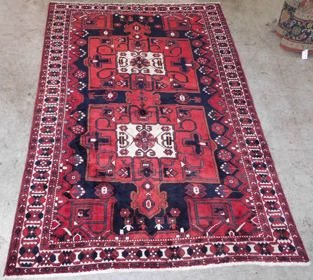 6' 9" x 10' Hand Made Oriental Rug: 6' 9" x 10' Hand Made Oriental Rug. ALL DESCRIPTIONS AND ANY CONDITION STATEMENT GIVEN BY LANGSTON AUCTION GALLERY ARE STRICTLY OPINIONS AND LANGSTON'S SHALL HAVE NO RESPONSIBILITY FOR ERRORS OR OMISS