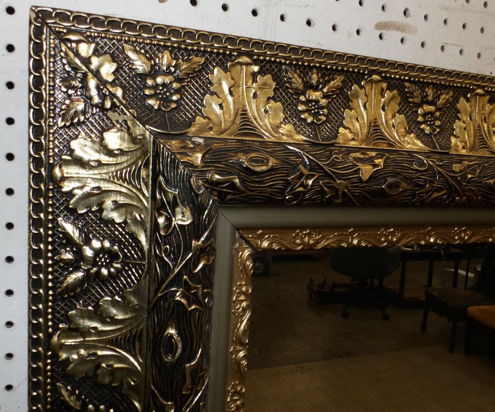 Antique Gilded Frame Mirror - 2