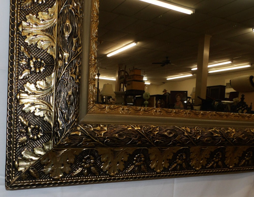 Antique Gilded Frame Mirror - 3