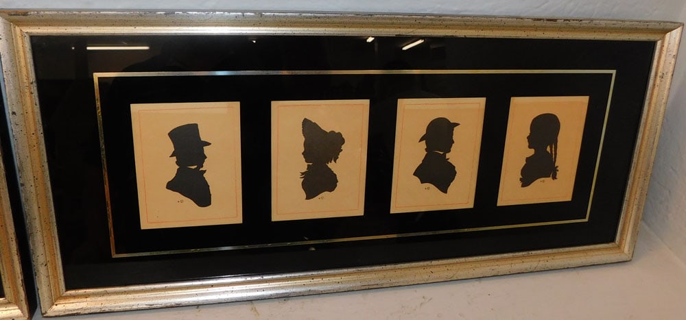 Two Framed Silhouettes - 2