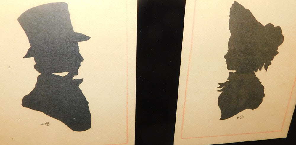 Two Framed Silhouettes - 3