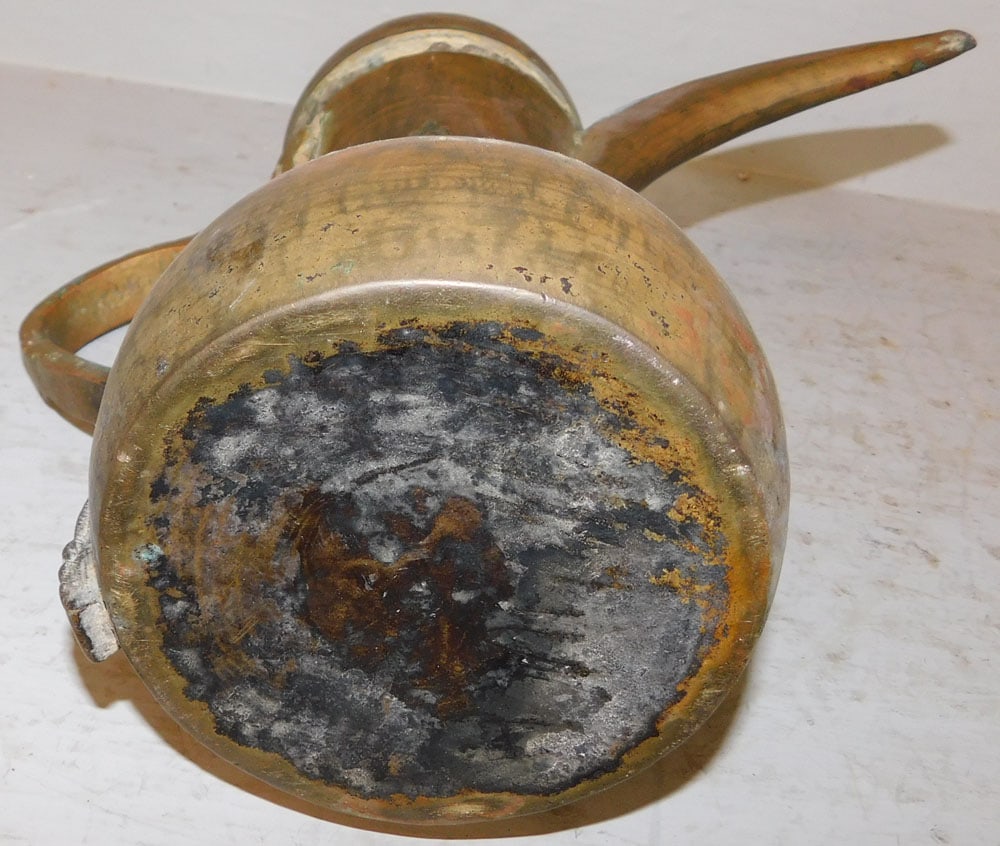 Antique Brass Ewer - 4