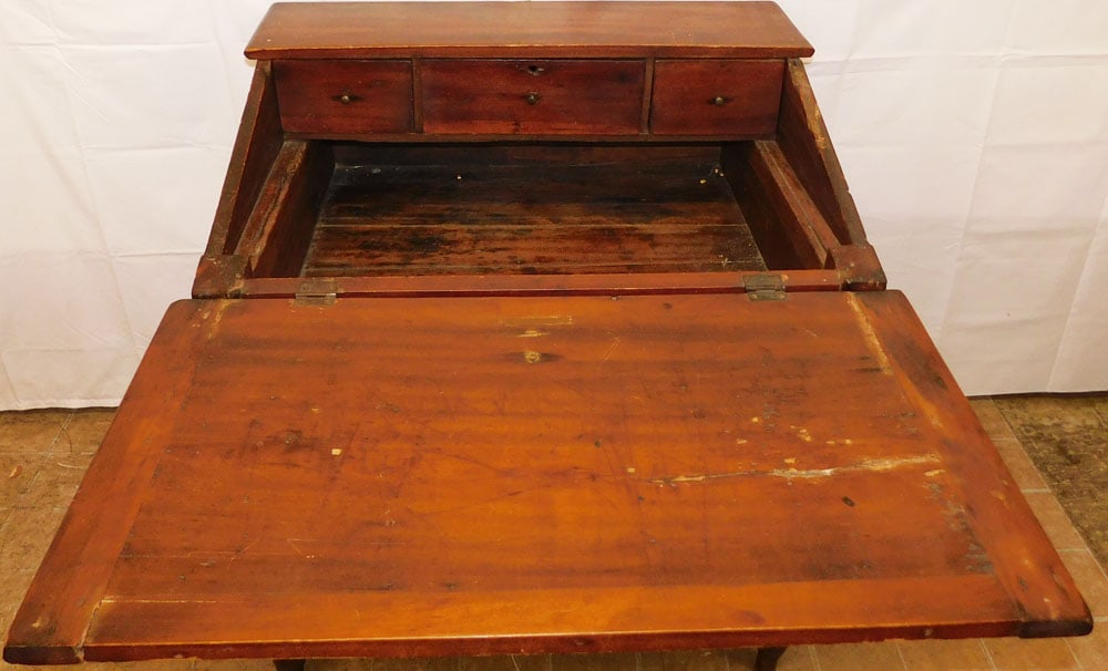 Antique Cherry School Masters Desk  - 3