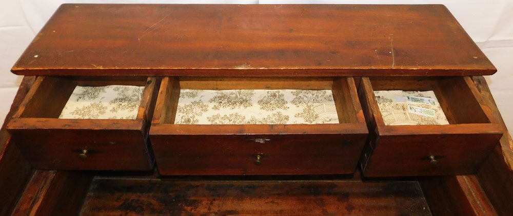Antique Cherry School Masters Desk  - 4