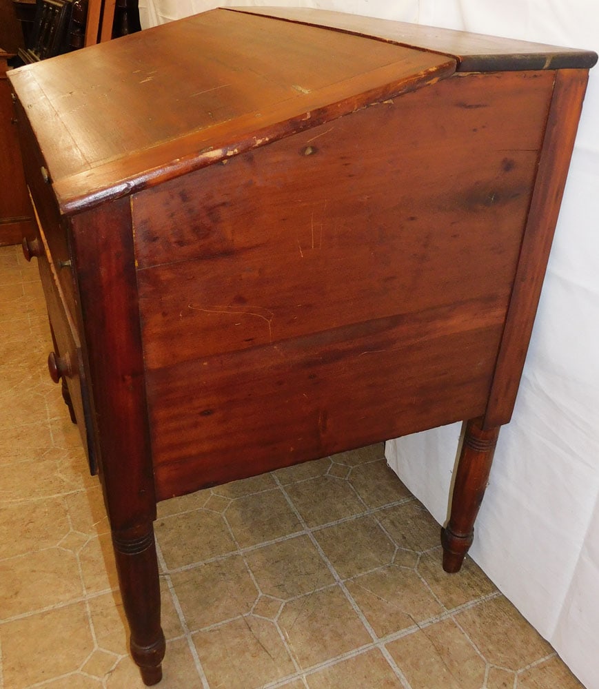 Antique Cherry School Masters Desk  - 5
