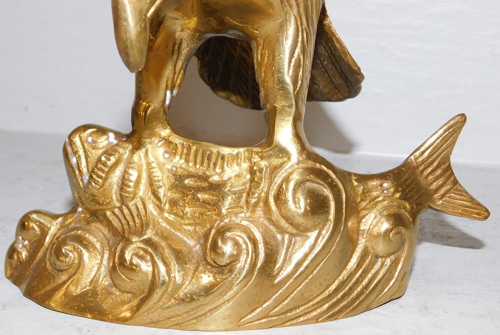 Brass Eagle Sculpture - 4