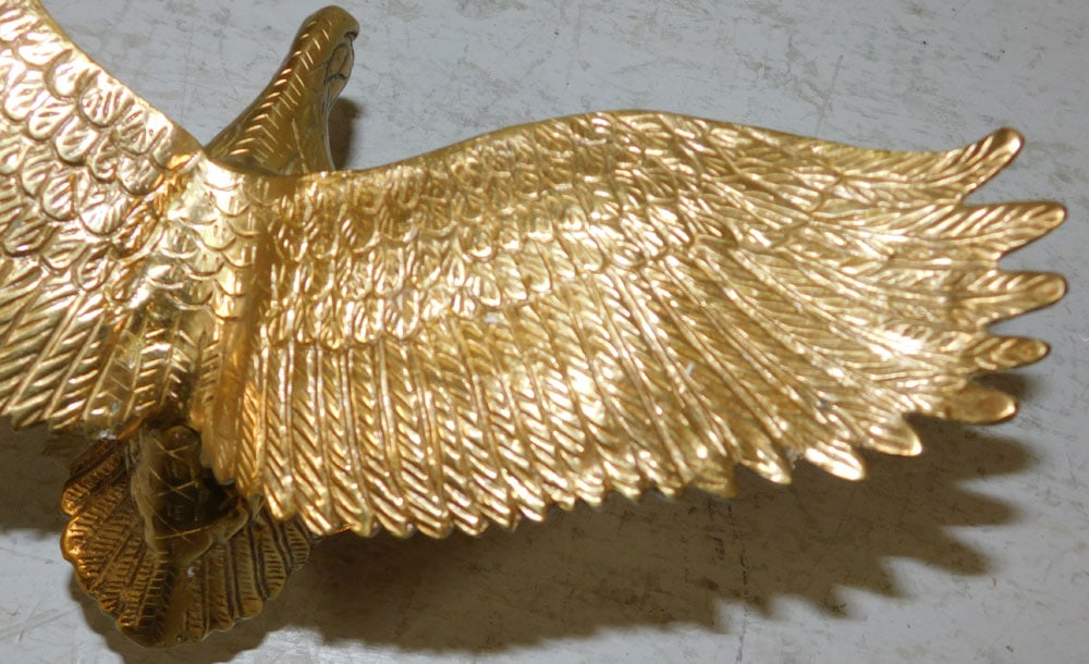 Brass Eagle Sculpture - 6