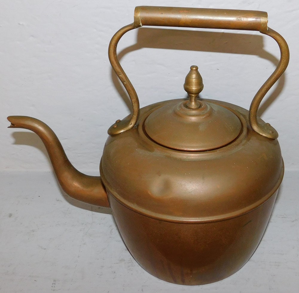 Antique Copper Kettle - 2