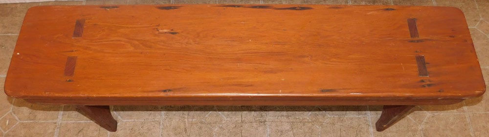 Antique Pine Bench - 2