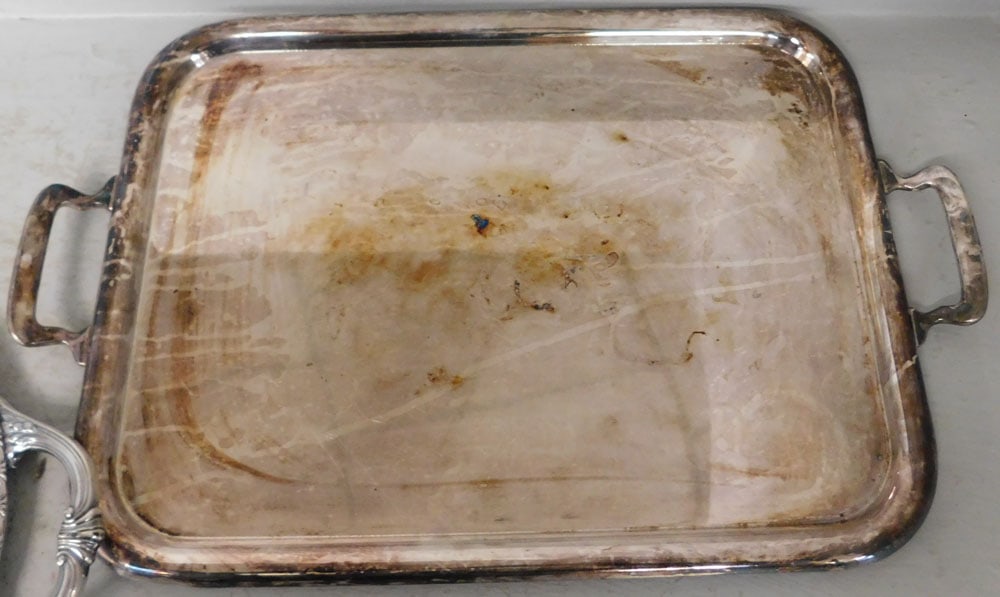 Two Silverplated Serving Trays - 3