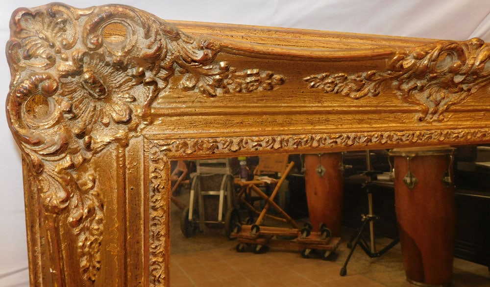 Ornate Gilded Frame Mirror - 2