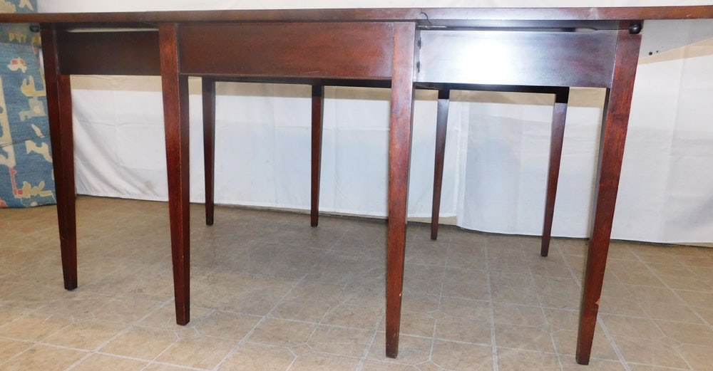 Mahogany Drop Leaf Dining Table by Craftique - 5