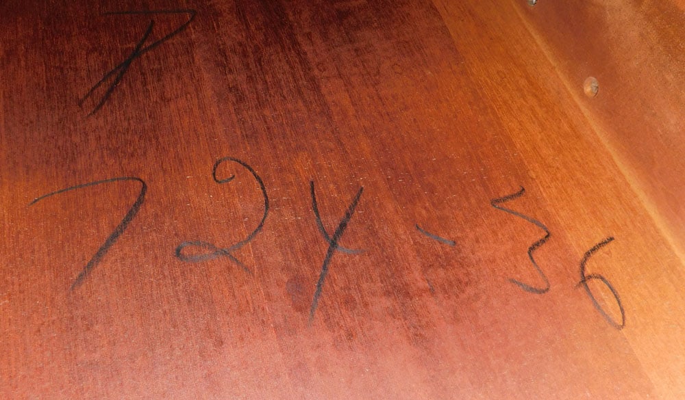 Mahogany Drop Leaf Dining Table by Craftique - 6