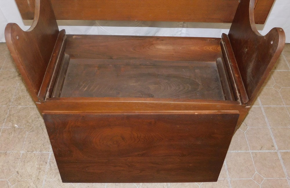Walnut Hutch Table - 4