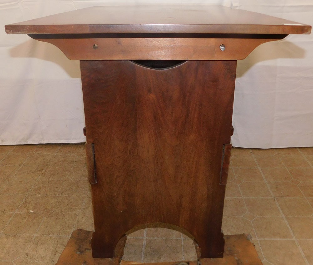Walnut Hutch Table - 5