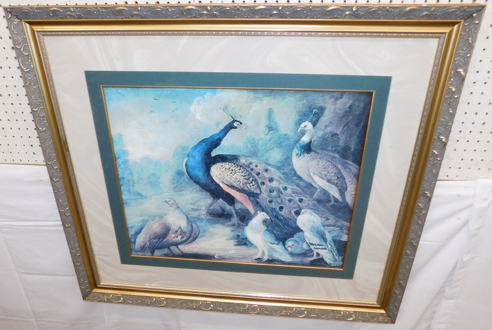 Large Framed Bird Print (1 of 4)