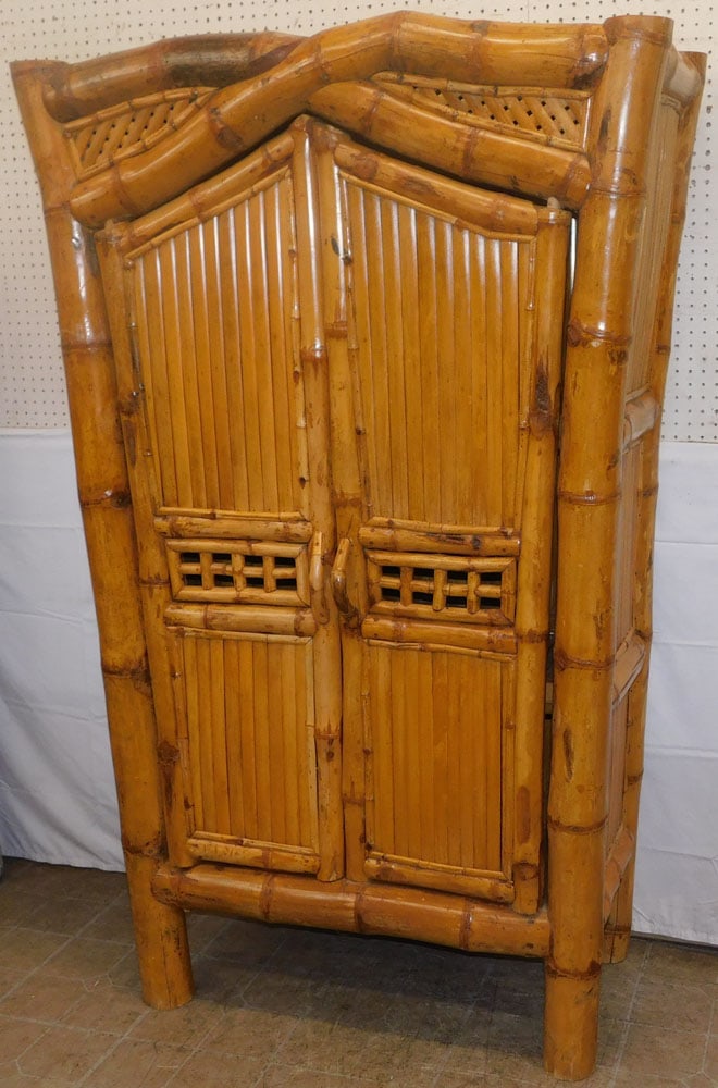 Bamboo Two Door Cabinet (1 of 6)