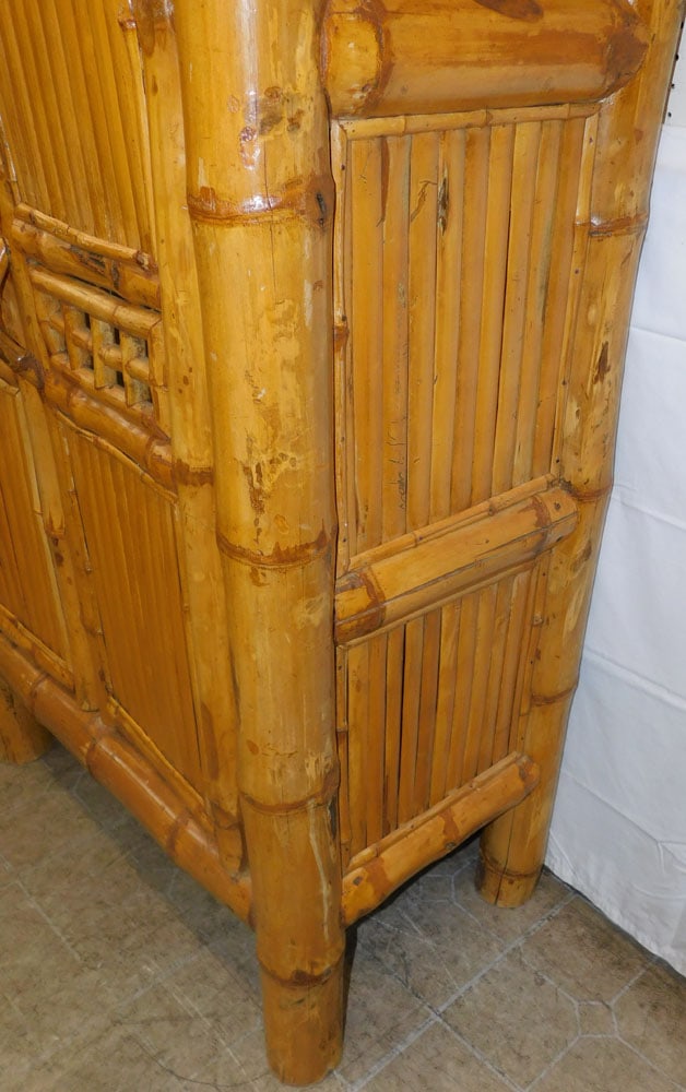 Bamboo Two Door Cabinet - 3
