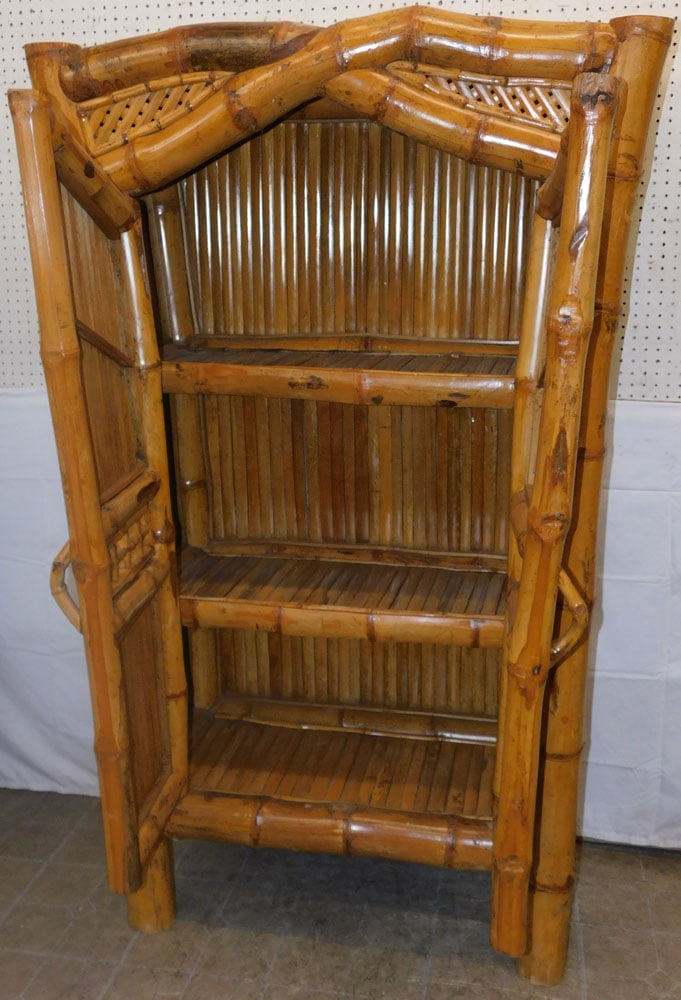 Bamboo Two Door Cabinet - 4
