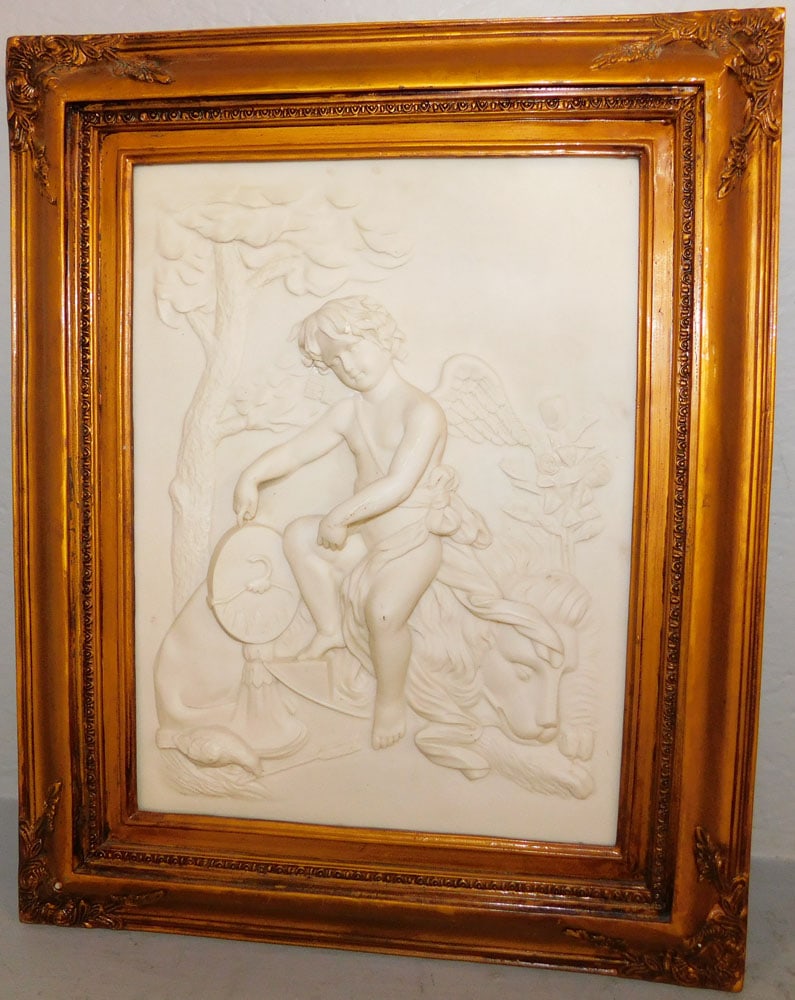 Gilded Frame Resin High Relief Plaque (1 of 4)