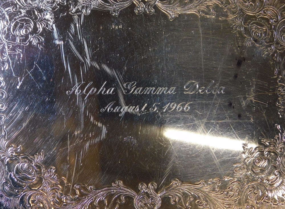 Two Silverplated Serving Trays - 4