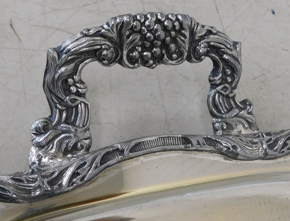 Two Silverplated Serving Trays - 5