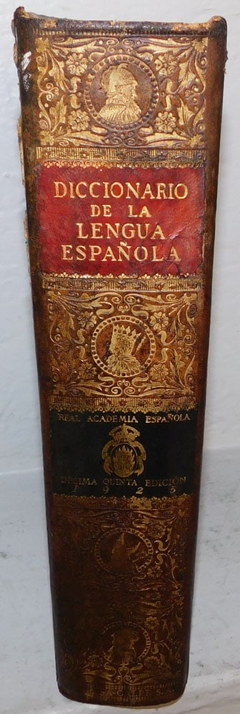 Antique Leather Bound Dictionary Dated 1925 - 2