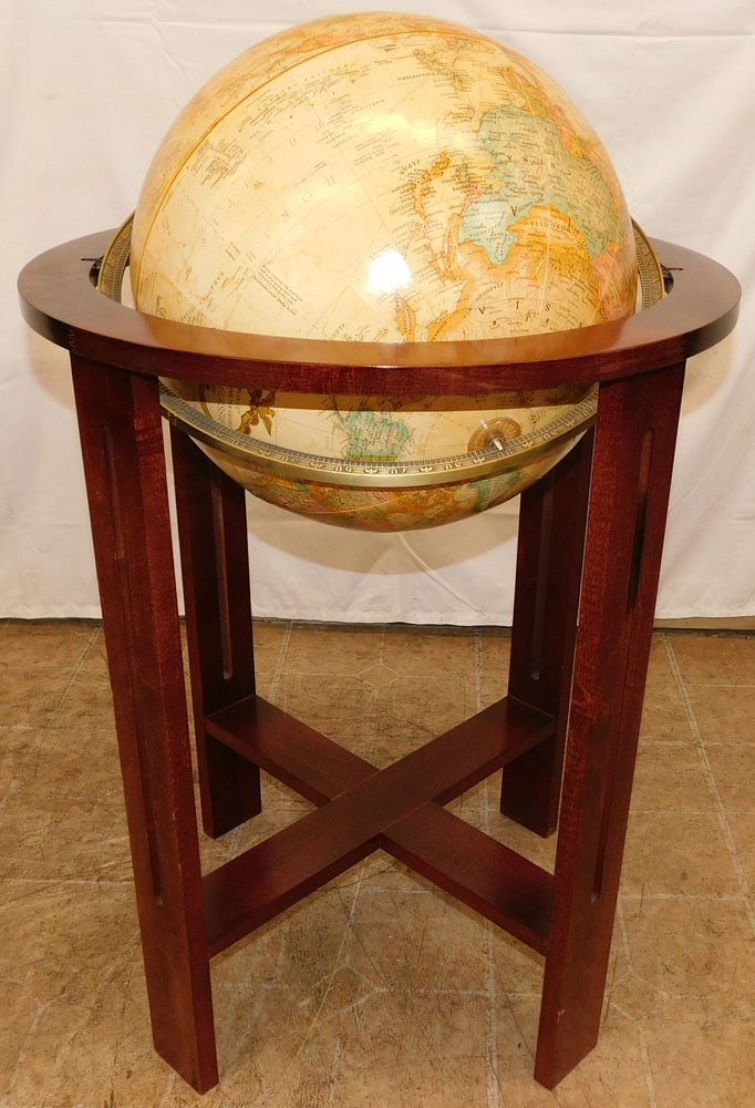Replogle 16" Diameter Globe World Classic Series on Cherry Stand (1 of 7)