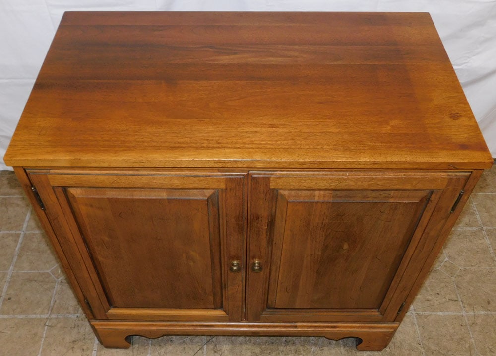 Walnut Two Door Cabinet - 2